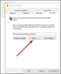 Change Default Save Location Of Captures Folder For Game Dvr In Windows 10 Capture Default Video Capture