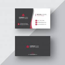 Black And Red Business Cards Template Download Black And White Business Card For Free Free Business Card Templates Business Card Template Psd Printing Business Cards