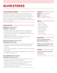 In the united states, a cv is used by people applying for a position in academia, research, or scientific field (as well as grants and fellowships). 2021 Optometrist Resume Example Guide Myperfectresume