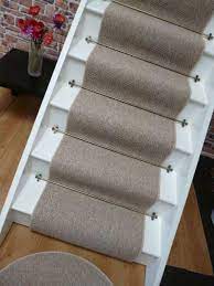 Carpet Stair Runner To Fit 13 Stairs Berber Style Mottled Beige Low Cost Ebay Staircarpetrunnersebay Buying Carpet Stair Runner Carpet Stair Runner