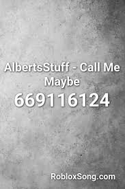 Albertsstuff Call Me Maybe Roblox Id Roblox Music Codes Call Me Maybe Roblox Eminem