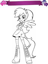 Fluttershy is a female human, a student from canterlot high school, and one of the main characters in my little pony equestria girls. My Little Pony Equestria Girls Coloring Pages Pdf Txt