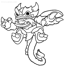 Just click on the image be. Skylander Coloring Pages Free Printable Coloring Home