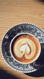 Heart Coffee Cappuccino Cup Light Table Iphone 8 Wallpapers Free Download