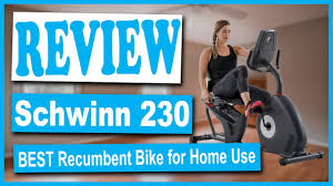 Recumbent stationary bike with adjustable seat, transport wheels and bluetooth style: Schwinn 230 Recumbent Bike Review 2020 Best Recumbent Exercise Bike For Home Use Indoor Exercise Youtube