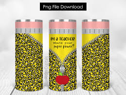 Teachers 20oz Skinny Tumbler Sublimation Designs I M A Etsy Custom Tumbler Cups Tumbler Designs Skinny Tumblers