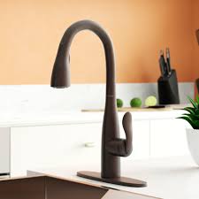 The old dark brown, oil rubbed bronze finish on the faucets makes them having traditional classical looks and modern day technological features. Wayfair Oil Rubbed Bronze Kitchen Faucets You Ll Love In 2021