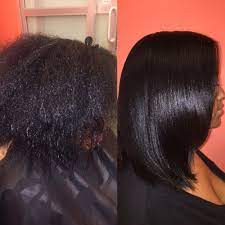 Silk Press Slay Hair Addicts Tampa Hair Salon Extensions Color Weddings