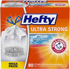 Opt for durable packaging solutions with these biodegradable kitchen bags from alibaba.com. Hefty Ultra Strong Tall Kitchen Trash Bags Clean Burst 13 Gallon 80 Count Walmart Com Walmart Com