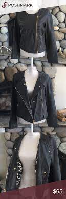 Idra Anthropologie Black Leather Jacket Medium Black Leather Jacket Real Leather Jacket Leather Jacket Black