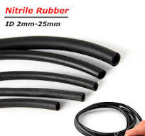 1Meter Black Smooth Nitrile Rubber Fuel Tubing Petrol Diesel Oil Line