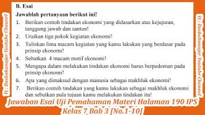 Check spelling or type a new query. Jawaban Esai Uji Pemahaman Materi Halaman 190 Ips Kelas 7 Bab 3 No 11 20 Youtube