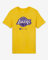 Los angeles lakers logo by unknown author license: Los Angeles Lakers Logo Nike Dri Fit Nba T Shirt Fur Herren Nike De