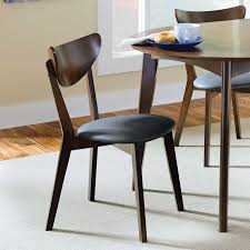 Septimus Side Chair In Dark Walnut Black In 2020 Dining Chairs Chair Design Wooden Modern Dining Chairs
