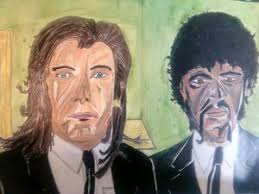 Pulp Fiction. Ink and Oil.