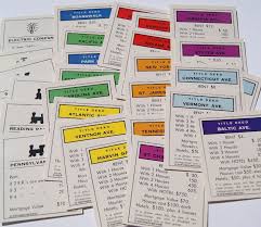 It comes with blank property cards and more, allowing you to get creative and make your own game. Monopoly Property Cards Monopoly Cards Board Game Party Card Template
