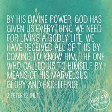 God Has Given Us Everything We Need To Live A Godly Life 2 Peter 1 3 Word On The Way Inspirational Scripture Spiritual Quotes Godly Life