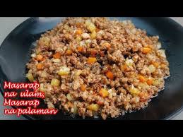 Easy To Cook Ginisang Pork Giniling With Oyster Sauce Masarap Na Ulam Masarap Ipalaman Youtube Pork Stuffed Peppers Oyster Sauce