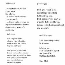 If I Love You By Ruby Dhal Ruby Dhal To My Future Husband Love Poems
