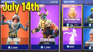 Fortnite update 14.30 server downtime has started on ps4, xbox one, nintendo fortnite update 14.30 will also add the next wave of challenges to the game, as well as new skins and shop items. Item Shop July 14 2018 Epic Fortnite Daily Item Shop Youtube