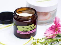 Diese sind zwar nicht dafür geeignet, schwere hautprobleme selbst zu behandeln. Diy Selbst Gemachte Bodylotion Mit Aloe Vera Fraulein Immergrun