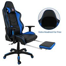 Gaming chair with massage lumbar pillow, pc computer video game racing chair re. Fabric Gaming Chair Reddit Gaming Chair