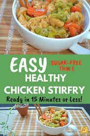 Easy Healthy Sugar Free Sweet And Spicy Stir Fry Thm E S Or Fp Recipe Healthy Easy Healthy Recipes Healthy Carbs