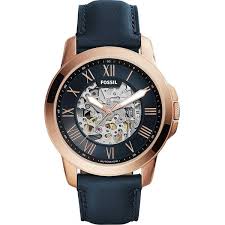 De la montre connectée à la montre cardio, trouvez des centaines de marques. Montre Fossil Me3102 Automatic Cuir Bleu Homme Sur Bijourama Montre Homme Pas Cher En Ligne