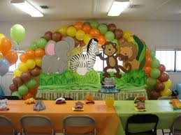 Jungle Theme Baby Shower Decorations Fun And Easy Baby Shower Decoration Id Jungle Baby Shower Theme Baby Shower Safari Theme Safari Baby Shower Decorations