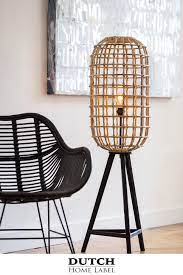 vloerlamp noah rotan naturel vloerlamp vloerlampen woonkamer lampen woonkamer