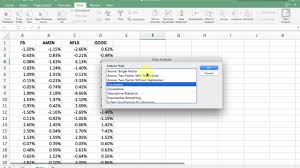 using excel to create a correlation matrix correlation matrix excel