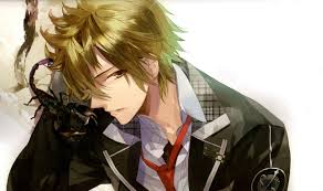 His eyes are a piercing red brown color. Brown Haired Anime Quotes Quotesgram