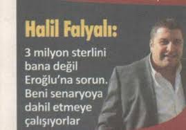 Sedat peker, halil falyalı'nın uyuşturucu trafiği noktasında kilit bir isim olduğunu belirtirken, türkiye'de 10 dosyası olmasına rağmen hakkında işlem yapılmadığına dikkat çekti. Falyali 3 Milyon Sterlini Bana Degil Eroglu Na Sorun Haber Kibris