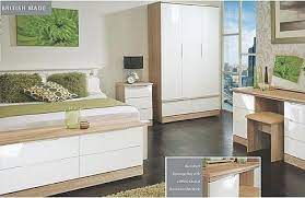Montego Bay White High Gloss Oak Welcome Furniture Furniture Oak Bedroom Furniture Bedroom Furniture