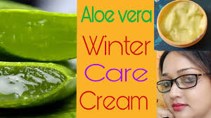 Winter care aloe vera moisturising cream/ Aloe vera cream/ DIY Aloe vera  cream Day/ night cream