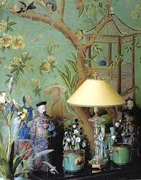 Maybe you would like to learn more about one of these? The Chinoiserie Style Interior Chinoiserie Decorating Chinoiserie Wallpaper Chinoiserie