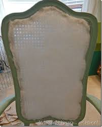 dining chair makeover, cane back chairs