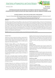 Pdf Antibiogram And Susceptibility Pattern Of Methicillin