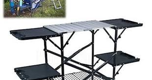 Camping Kitchen Cooking Table Station Portabl Outdoor Cooking Station Camping Table Camping Coffee Maker