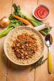 Maybe you would like to learn more about one of these? Vegetarian Couscous With Lentils Beans And Chickpeas Stock Photo Picture And Royalty Free Image Image 84727836