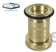 Dixon Valve BN7 Brass Fire Hose Nozzle - 3/4" NPSH, 6" Length, 1/4"  Orifice, 100 PSI Max