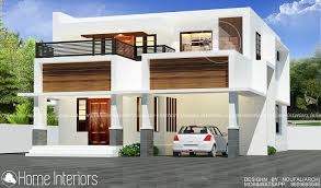 The entry is large and includes a nice size coat closet and entrance to the huge laundry room with utility sink. 1400 Square Feet Double Floor 3 Bhk Contemporary Home Design