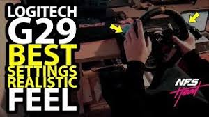 What happens if you lower the setting and what happens if you increase the setting). Nfs Heat Logitech G29 Best Settings Realistic Feel Youtube