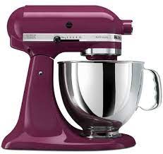 Stand mixer boysenberry (certified refurbished). 220 Volt Kitchenaid 5ksm150pseby Artisan Stand Mixer Onyx Black