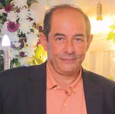 The Street Cafe”, 30x30 cm. Oil on...