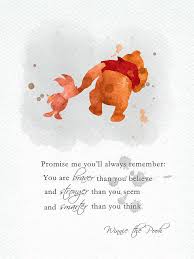 Winnie the pooh drawings with quotes. Piglet And Pooh Quote Watercolor 2 Digital Art By Mihaela Pater