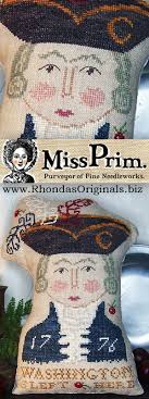 Miss Prim Cross Stitch Patterns PDF, www.rhondasoriginals.biz