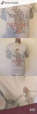 Disney Pirates We Wants The Redhead T Shirt Disney Tops Cotton Tshirt Disney World Parks