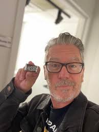 Tonight's Gutfeld! green room snack is: Hershey bar. Because Greg just  can't stop caring.