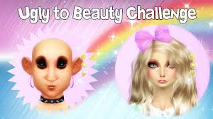 The Sims 4 Create A Sim Ugly To Beauty Challenge Youtube